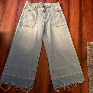 New York & Co Soho NY&C Wide Leg Boho Hippie Jeans